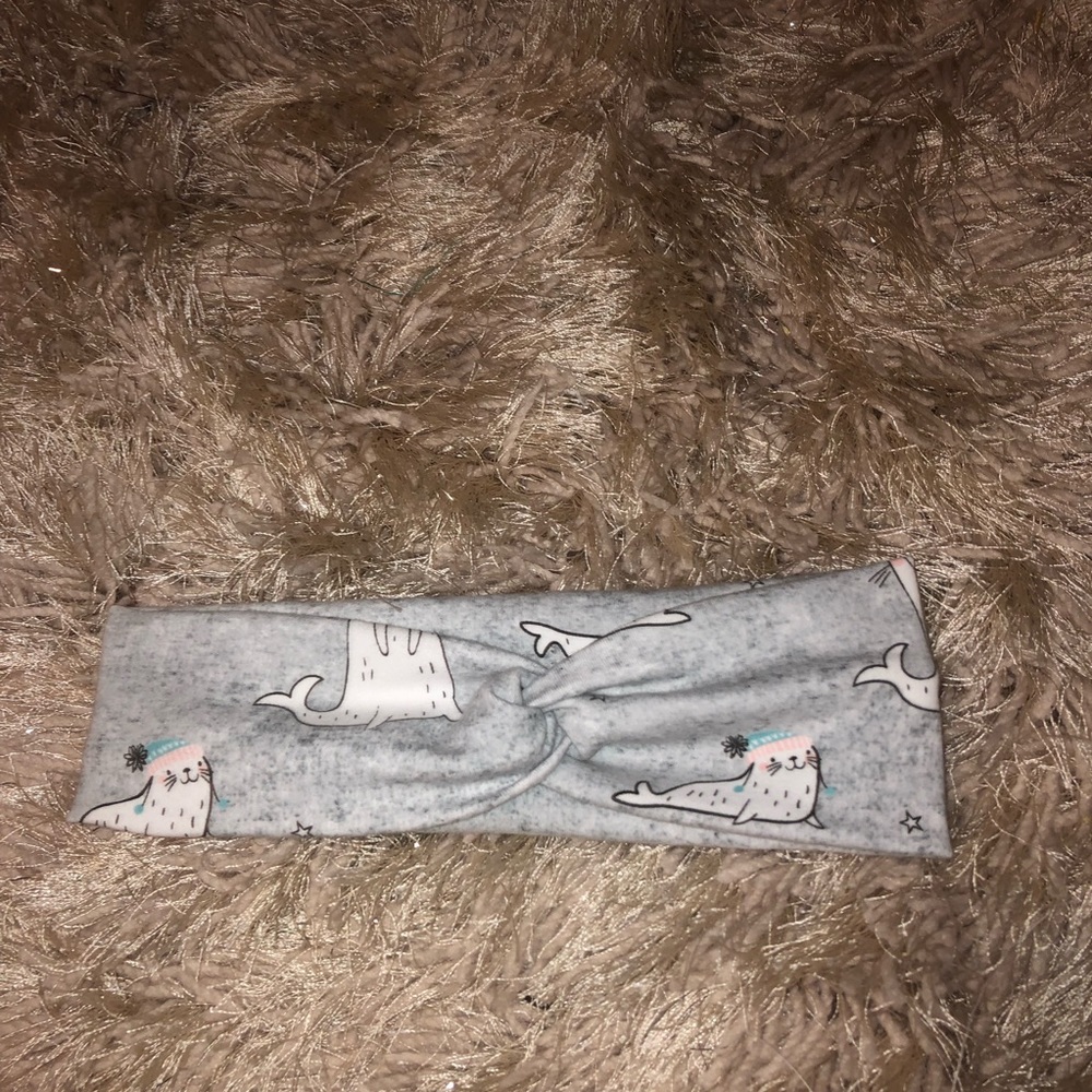 Christmas walrus’s twist headband